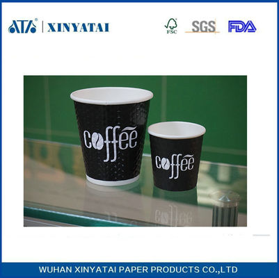 Chine Jetables papier personnalisés tasses à café de gros personnalisés Coupes Papier enduit PE fournisseur