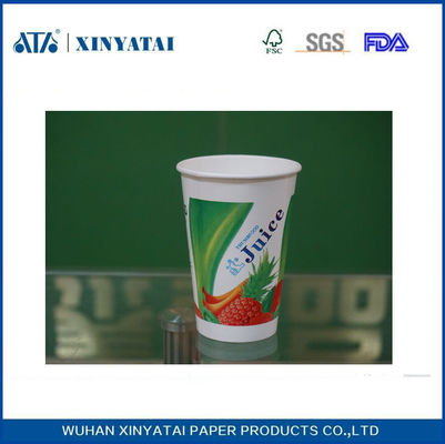 Chine Boisson rafraîchissante recyclé Coupes papier jetable tasses à café avec Logo Impression personnalisée fournisseur