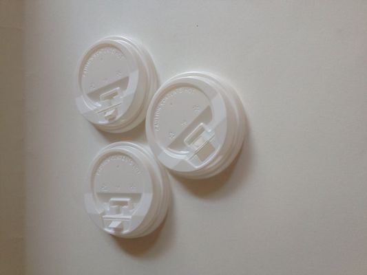 Chine 4 Gram rond blanc ou noir Bec plastique PET couvercles jetables pour papier tasses à café fournisseur