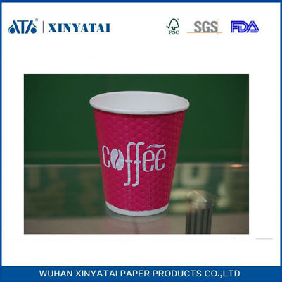 Chine Diamant gobelets jetables en papier à double paroi de papier tasses à café pour la maison ou bureau fournisseur