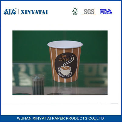 Chine Boisson chaude personnalisée tasses jetables en papier / isolé Recyclable seule Coupe Wall Paper fournisseur