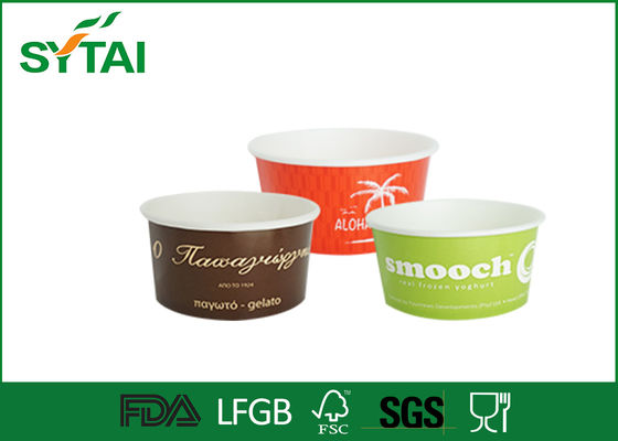 Chine 20 oz double revêtement PE papier Ice Cream Coupes / Coupe papier Frozen Yogurt Eco-friendly fournisseur