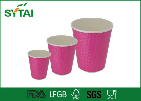Chine 4oz/8oz/12oz colorés conçoivent les tasses en fonction du client de papier imprimées par flexo d'ondulation fournisseur