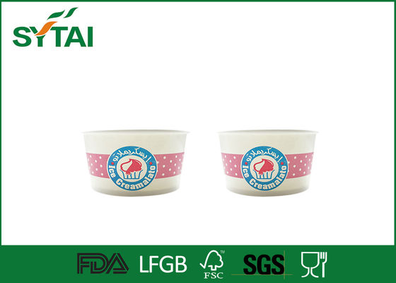 Chine Yaourt de pâte de bois de Riginal/tasses de papier crème glacée personnalisables fournisseur