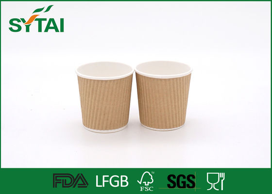 Chine Isolé peu conception personnalisée adaptée aux besoins du client par tasses chaudes de papier de Brown emballage de boissons fournisseur