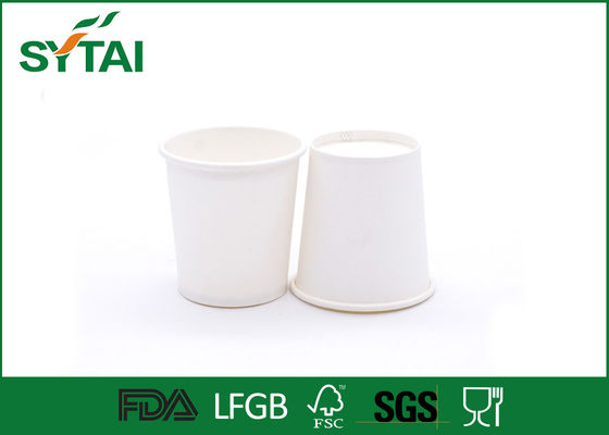 Chine Tasses blanches d'essai de thé/yaourt/café pour le supermarché, jetable et réutilisé fournisseur