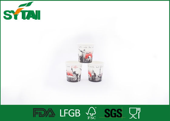 Chine Tasses de papier de boissons froides de soude/jus jetables avec le LOGO fait sur commande, qui respecte l'environnement fournisseur