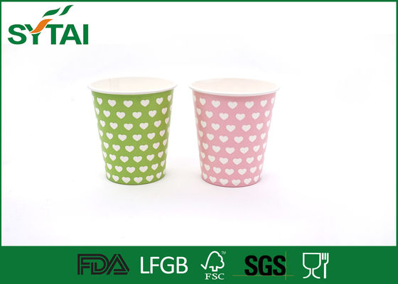 Chine Les tasses de papier de boissons chaudes jetables, les tasses de café biodégradables choisissent le PE enduit fournisseur