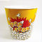 Sulfurisé et Papier imperméable Popcorn Popcorn Bucket 64 onces conteneurs fournisseur
