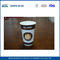 Double mur gobelets jetables en papier 12 onces personnalisé impression flexo isolé Paper Cup Coffee fournisseur
