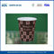 Boisson chaude personnalisée tasses jetables en papier / isolé Recyclable seule Coupe Wall Paper fournisseur