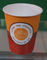 7 onces avec les tasses de papier à mur unique imprimées par Flexo de conception d'encre de catégorie comestible pour le café et le thé fournisseur