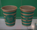 Tasses recyclables de papier de Brown emballage pour la boisson non alcoolisée, tasses de café 8oz fournisseur