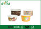 La crème glacée réutilisée de papier d'impression de l'eco 10oz met en forme de tasse la capacité 600ml fournisseur