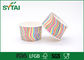 Stripe Pattern Paper Ice Cream Cups , Disposable Ice Cream Cups Customized