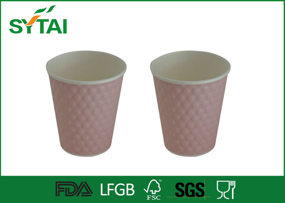 Chine Tasses de papier d'ondulation adiabatique de Customed/impression de papier à emporter de tasse de café avec des couvercles fournisseur