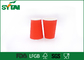 Tasses de papier 4oz-22oz d'ondulation rouge faite sur commande avec des couvercles de plastique/papier, écologiques fournisseur