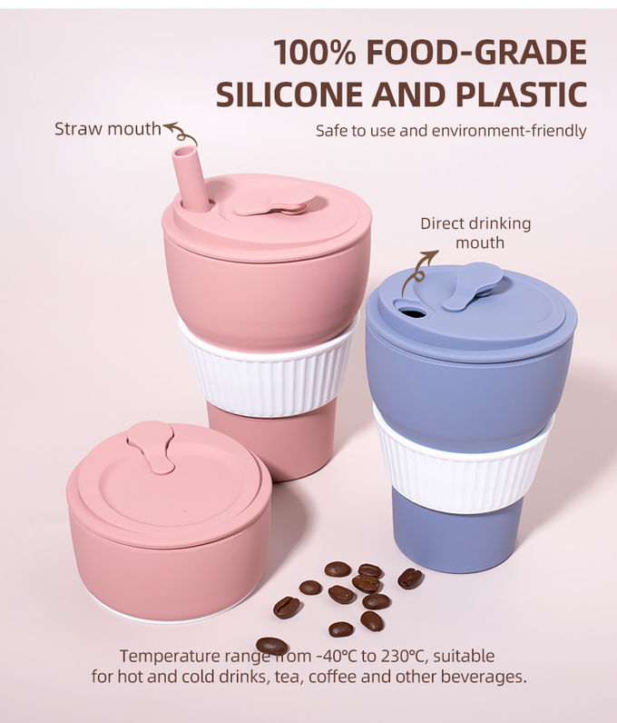 2000 ml bouteille d'eau en silicone tasse pliable résistant au froid 2