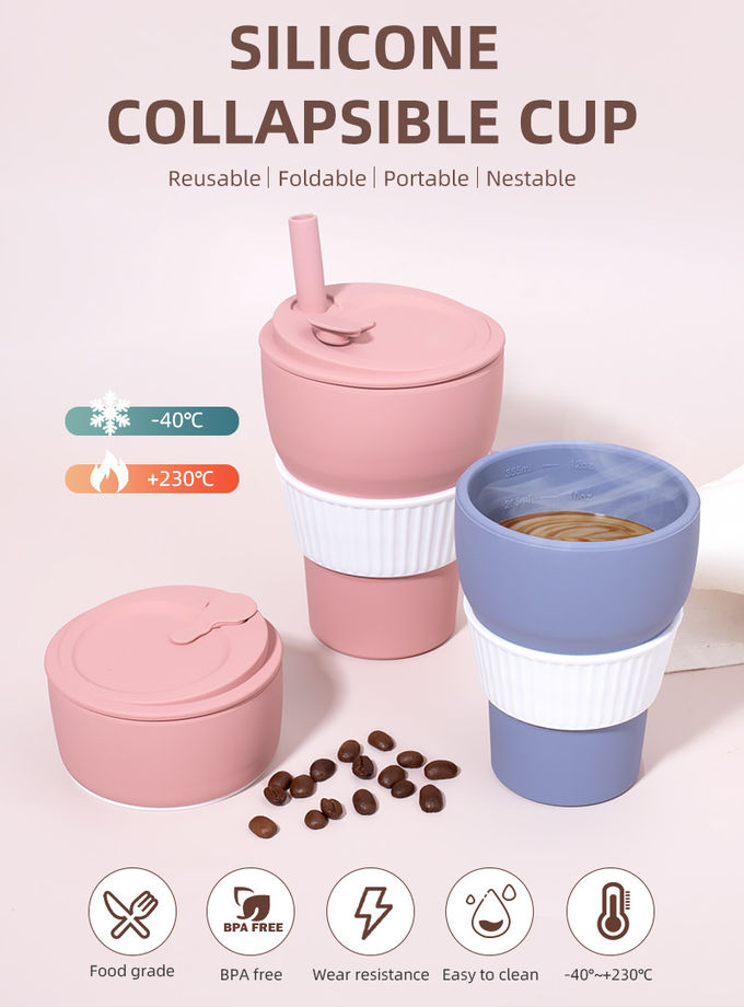 2000 ml bouteille d'eau en silicone tasse pliable résistant au froid 1